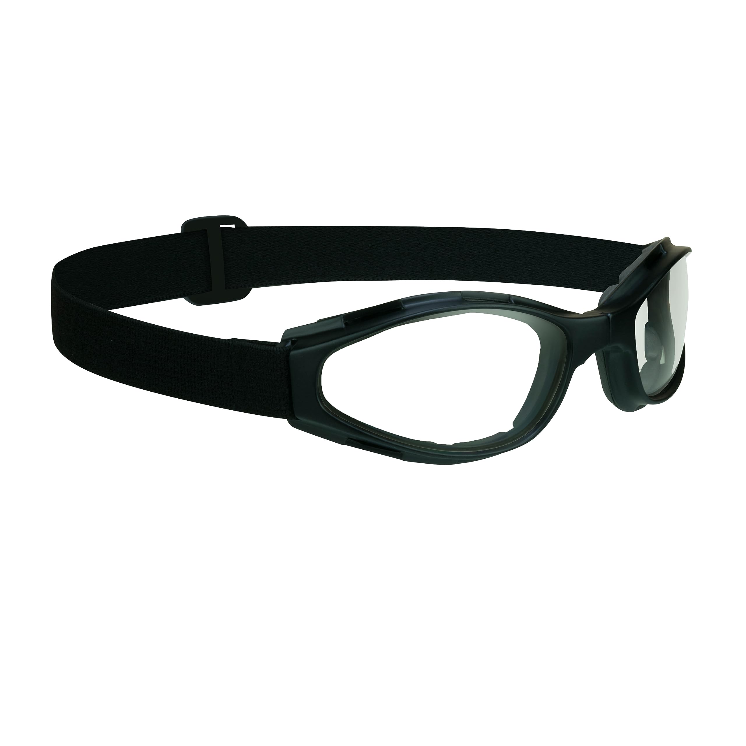 Bikershades Motorcycle Folding Goggles Men Women - Smoke, Clear or Yellow Lenses (Bumblebee - Clear)