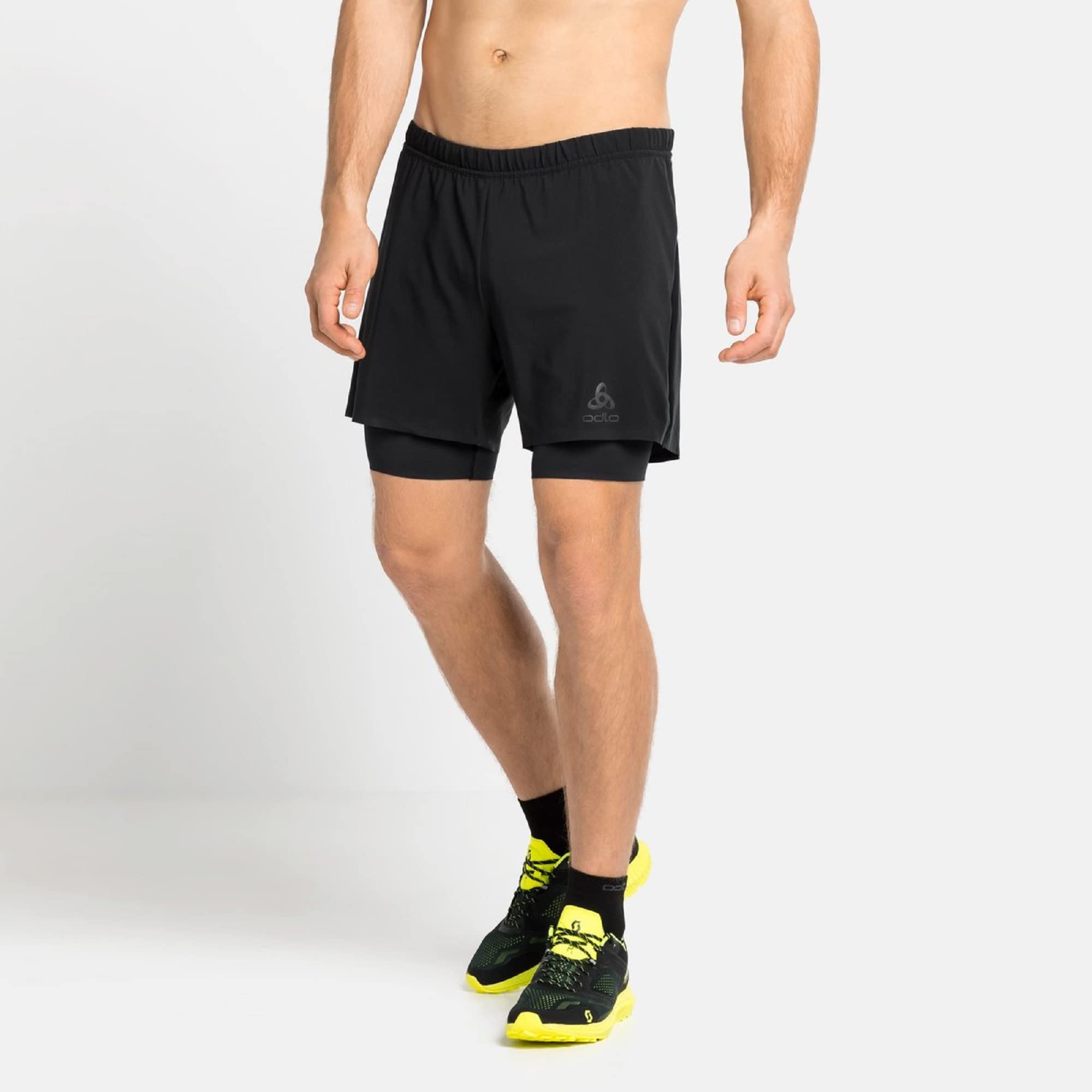 Odlo Zeroweight 5Inch 2In1 Short de Running Hommes Black