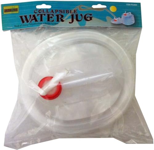 ADROIT Transportador de agua plegable expandible de capacidad de 5 litros | Diseño plegable compacto de 10 pulgadas (10.0 in) | Material aprobado