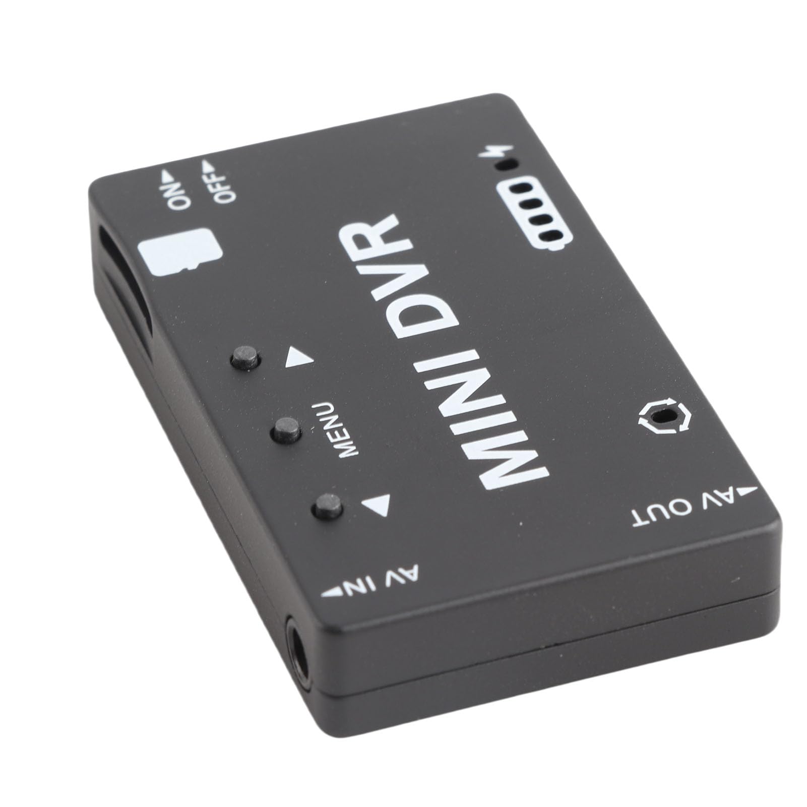 VBESTLIFE Mini-FPV-DVR-Modul mit Eingebautem Akku, Umschaltbarer NTSC-PAL-Video-O-FPV-Recorder für RC-Modelle, Gehäuse aus Aluminiumlegierung, Lange Arbeitszeit, Mehrsprachiges Menü