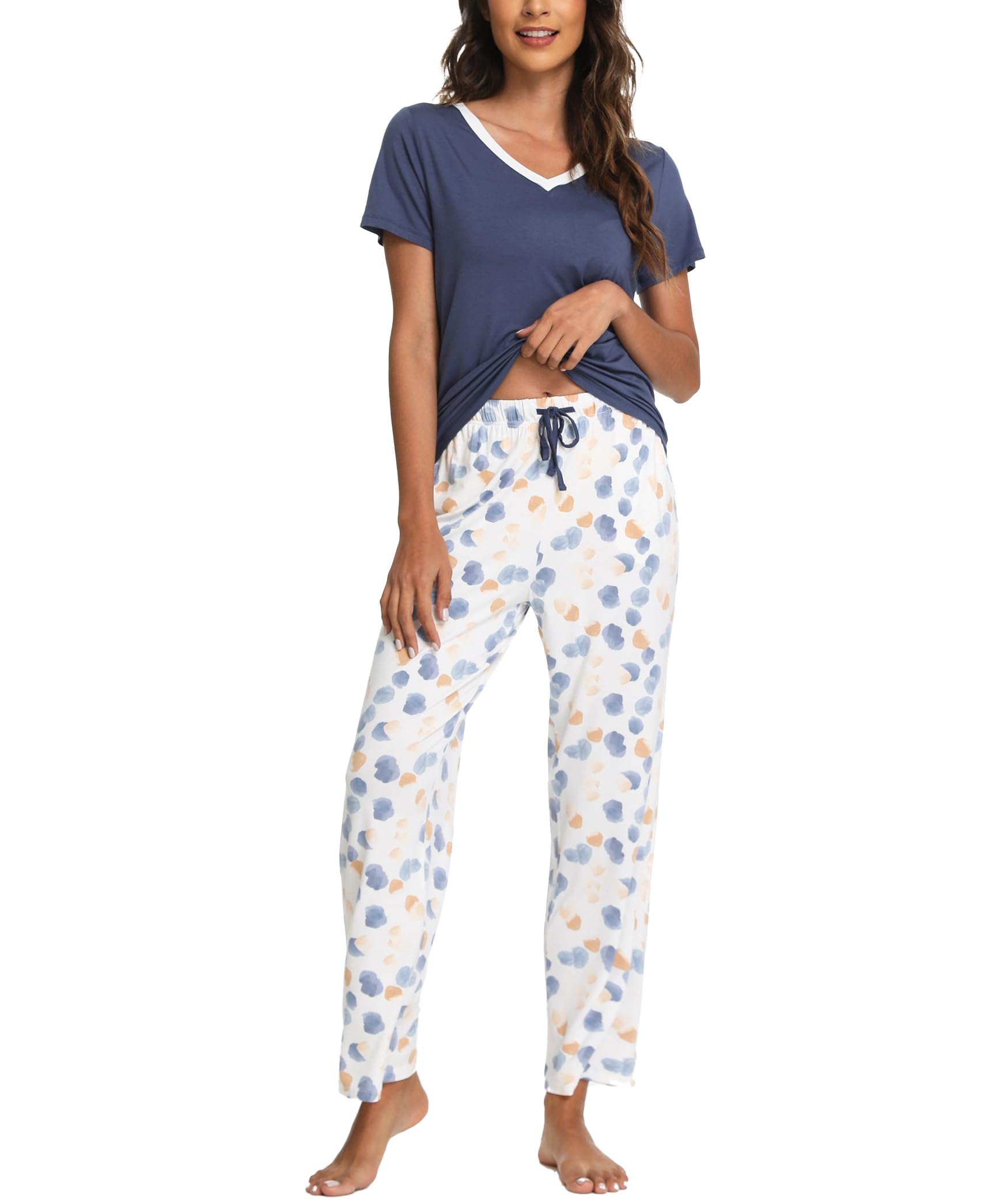 GYS Women's Bamboo Viscose Pajama Sets