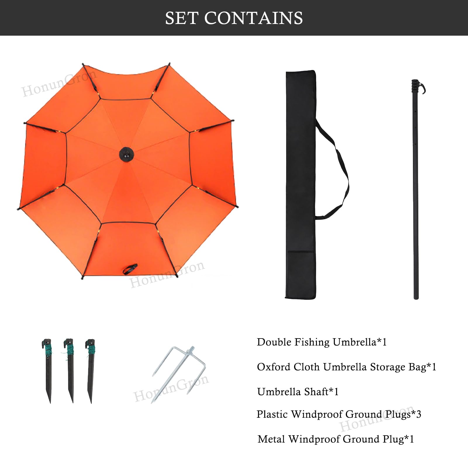 Duży parasol plażowy, 200/220/240 cm, odporny na wiatr, ochrona przed promieniowaniem UV 50+, parasol wędkarski z ostrzem do wbijania w ziemię, parasol przeciwsłoneczny na podróż, kemping,