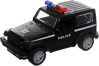 لعبة سيارة الشرطة صغيرة للاطفال ، اسود