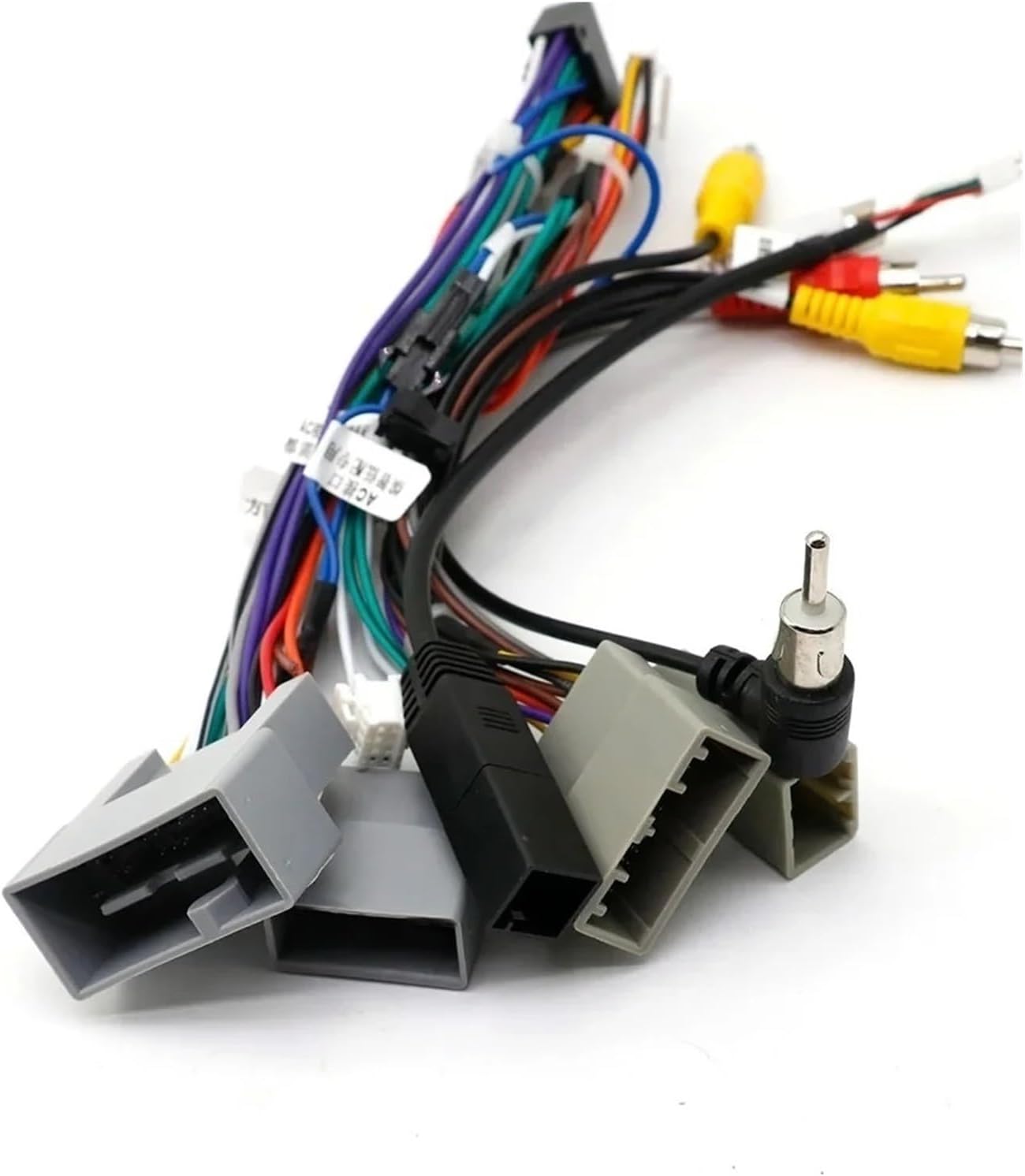 Car 16pin Audio Wiring Harness With Box Compatible with Honda Civic CRV Breeze Aftermarket Stereo Installation Wire Adapter