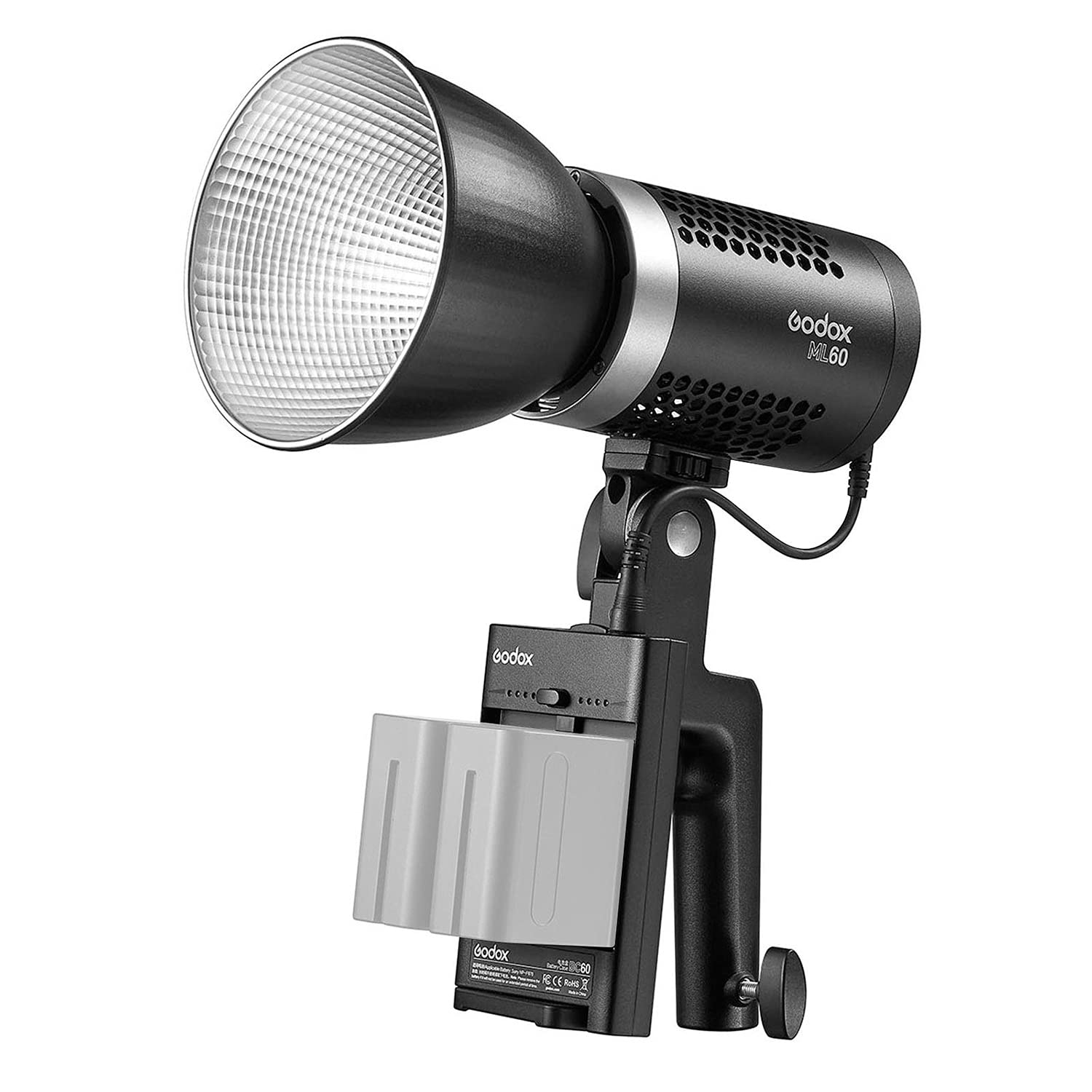 Amazon | 【国内正規品】 GODOX ポータブルLEDビデオライト ML60 60W