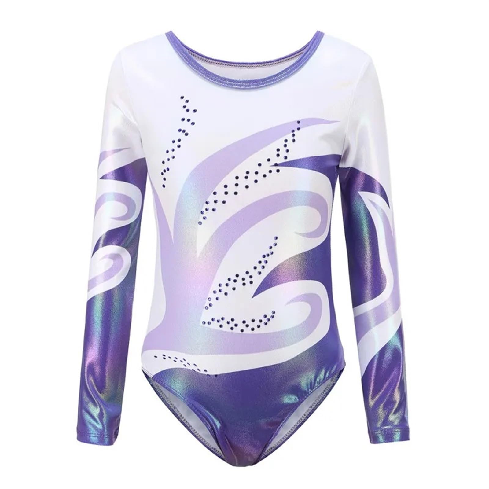Maillots de Gimnasia Niños Niñas Diamante Manga larga Ballet Práctica Danza Desgaste Gimnasia Ballet Leotardo para Niña (Color : Z2, Size : 14)