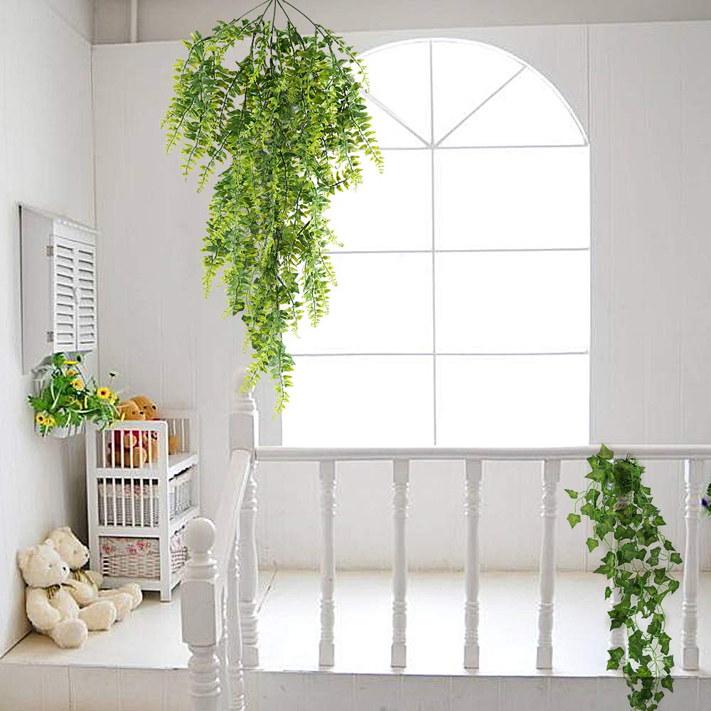 Amazon｜PandaTree フェイクグリーン 人工観葉植物 造花グリーン