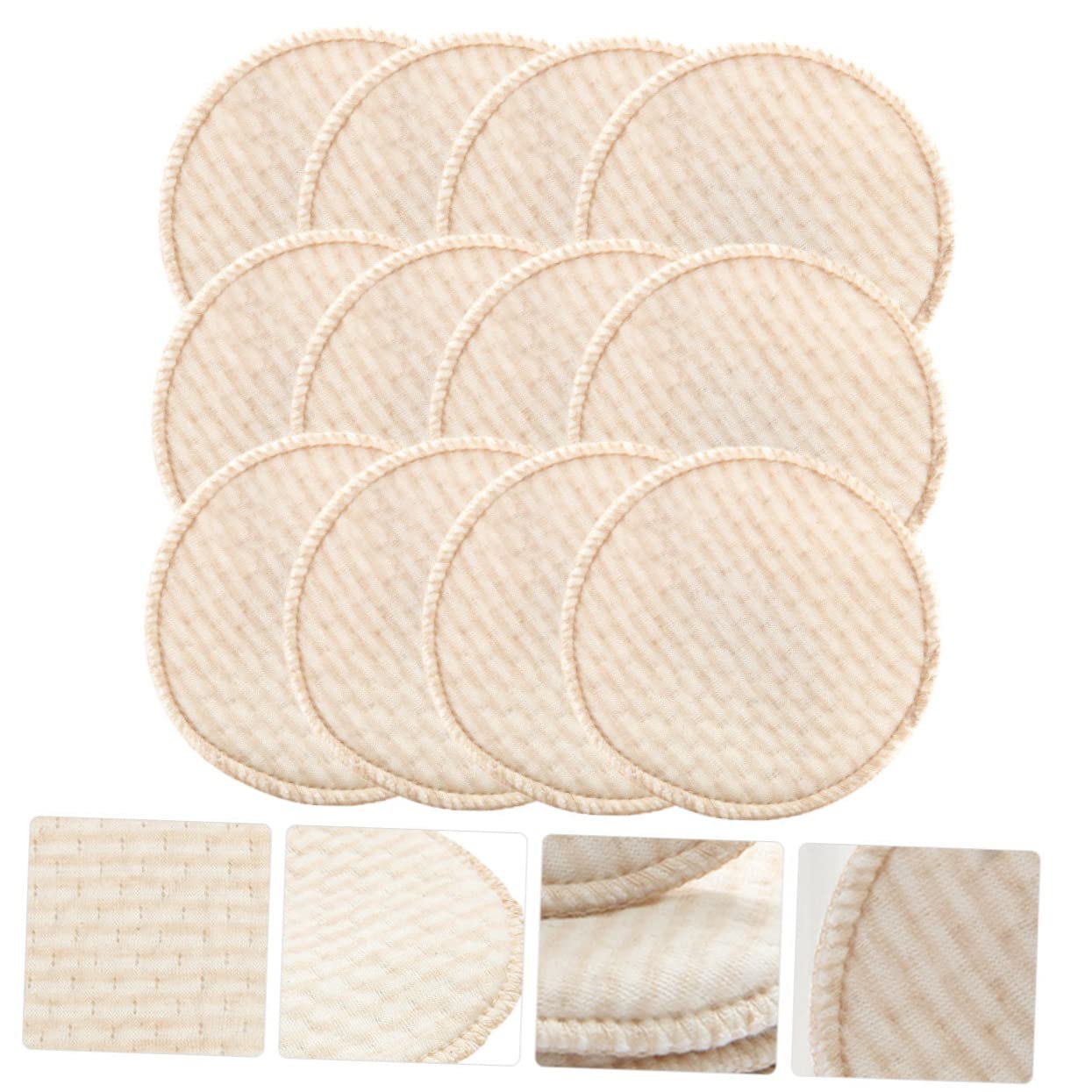 SHOWERORO Breastfeeding Nursing Pads 12pcs Reusable Breast Pads Washable Cotton for Women