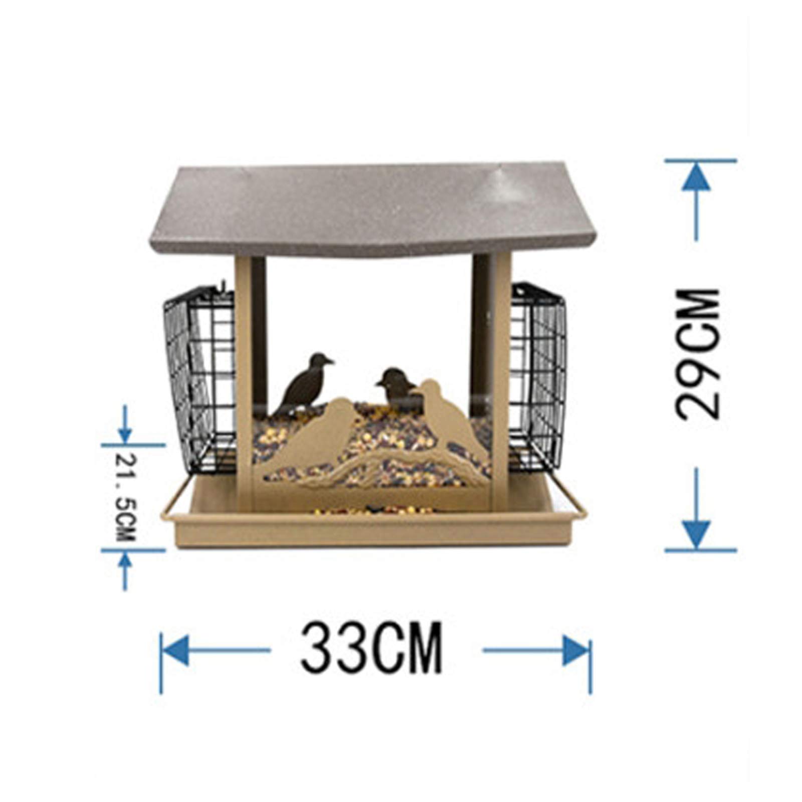 Vogelhaus-Vogelhäuser Vogelhäuschen aus Holz Vogelhausständer Nistkasten,Vogelfutterhaus groß aus Natur-Holz,Vogelhaus zum aufhängen wetterfest I Futterhaus für Vögel, Vogelhäuschen, Vogel Haus