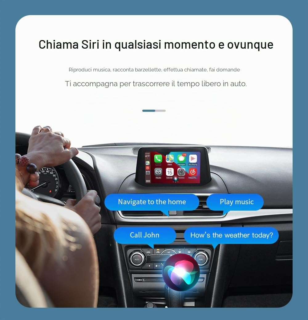 Adattatore Carplay e Android Auto per Mazda 2/3/6/CX3/CX5/CX9/MX5 2014-2020