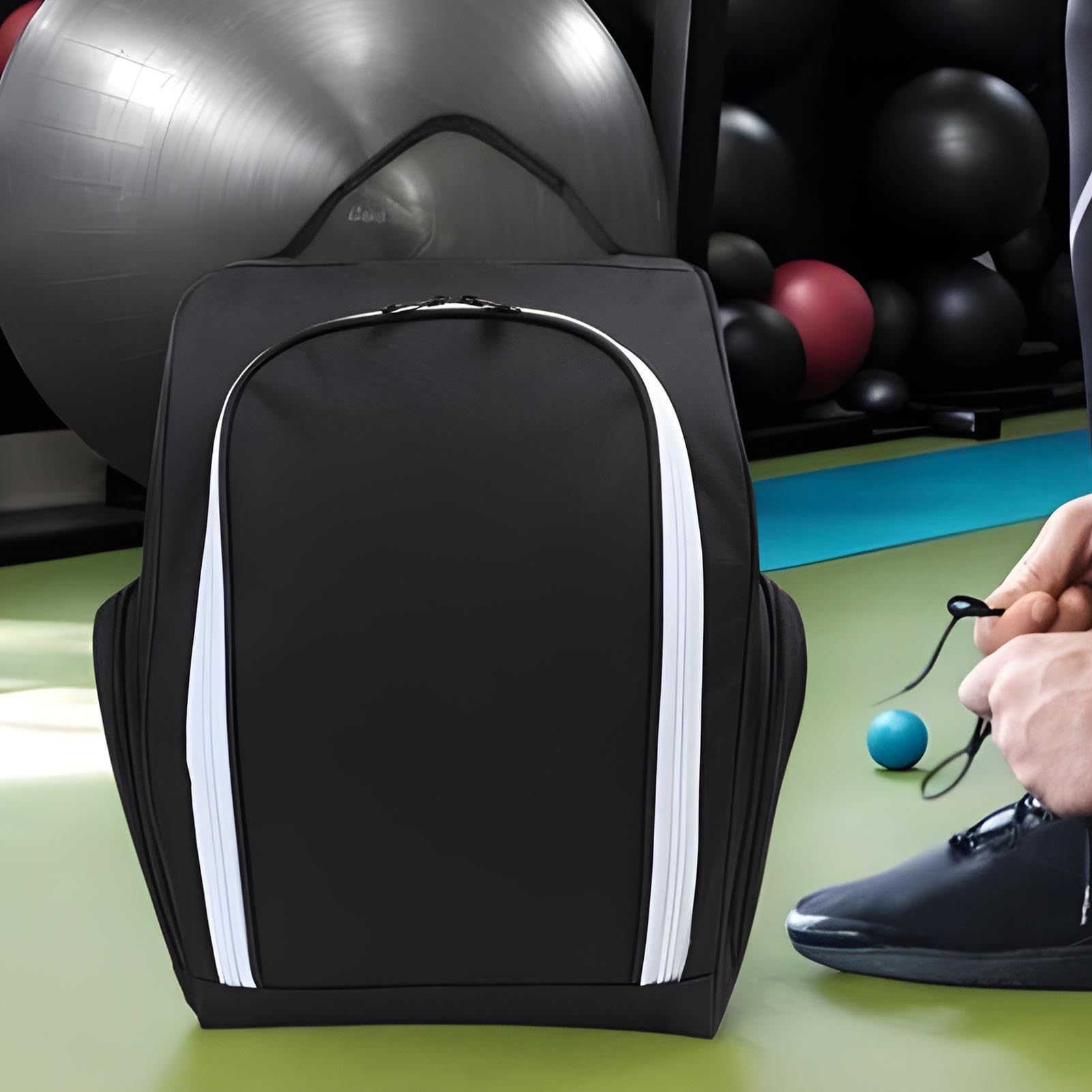 Sac de golf pour chaussures - Sac d'organisation de sport pratique avec poignée - Sac de rangement respirant multifonction pour les amateurs de sport unisexe, Noir , Voir description, Voir description