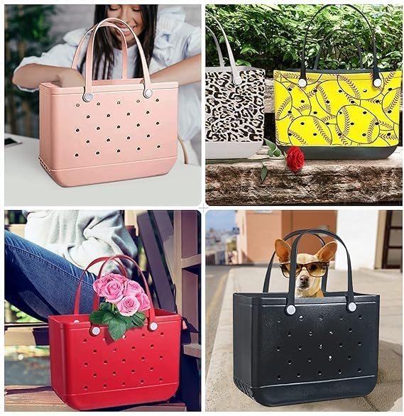 EVA beach handbags of various sizes, waterproof and durable beach bags, suitable for beach and swimming sports4