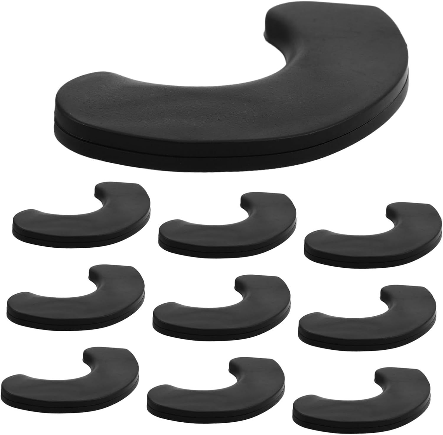 Yardwe 10pcs Dumbbell Weight Rack Stand Protective Weight Plate Organizer for Home Gym Workout Fitness Equipment Support