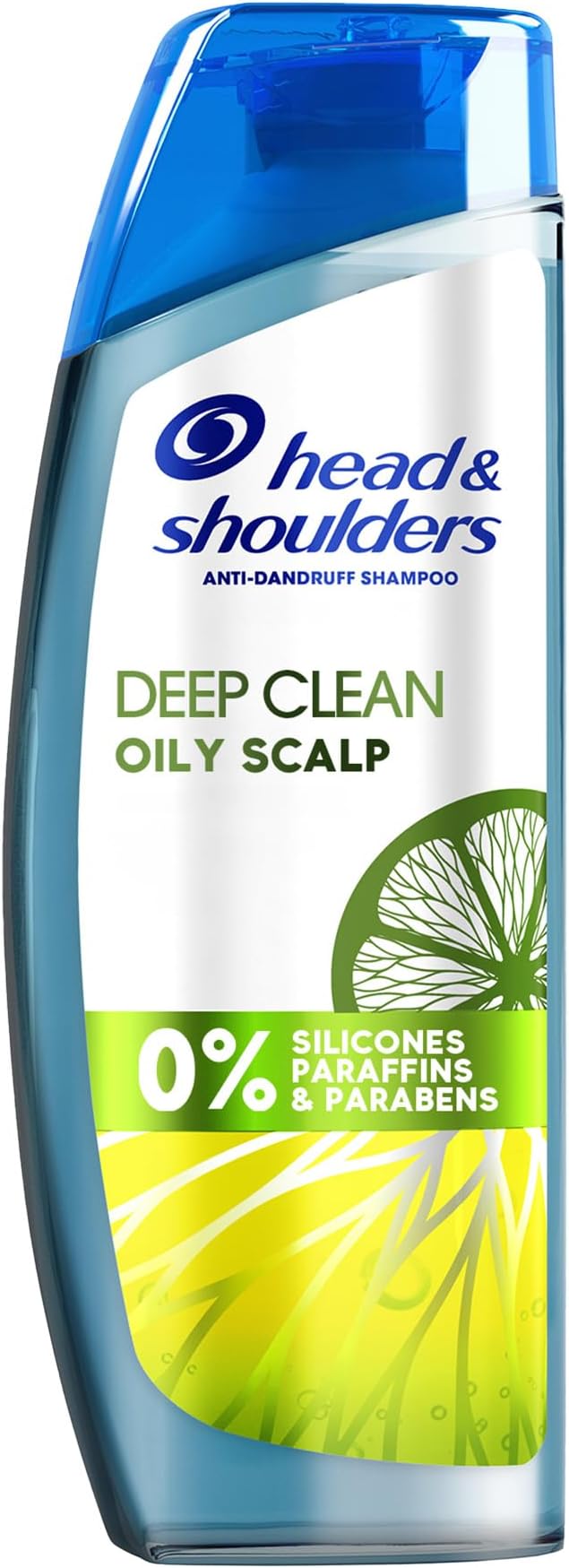 Deep Clean For Severe Oily Scalp, Anti-Dandruff Shampoo, Free of Silicones, Parabens and Paraffins, 400ml x 2