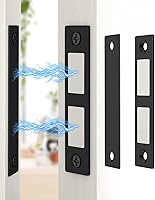 Jiayi 30LB Heavy Duty Magnetic Door Catch, 2 Pack Black Screw-In Cabinet Latches for Kitchen, RV, Barn Doors & Drawers