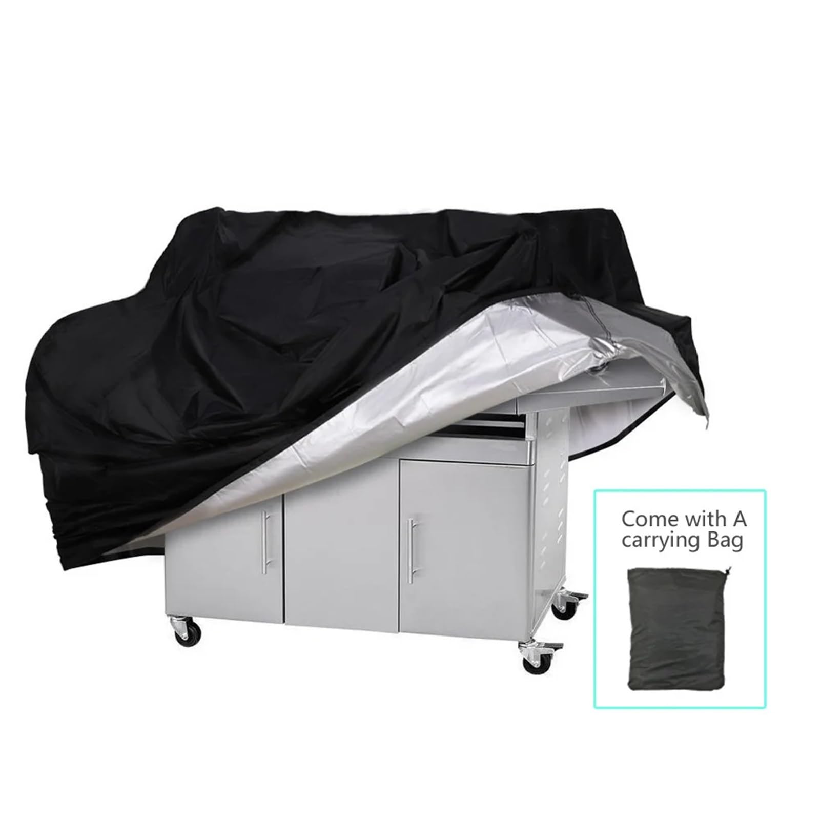 Funda Barbacoa Exterior Impermeable Cubierta Resistente For Parrilla De Gas For Barbacoa, Accesorios Al Aire Libre, Grande(L-170X61X117CM)