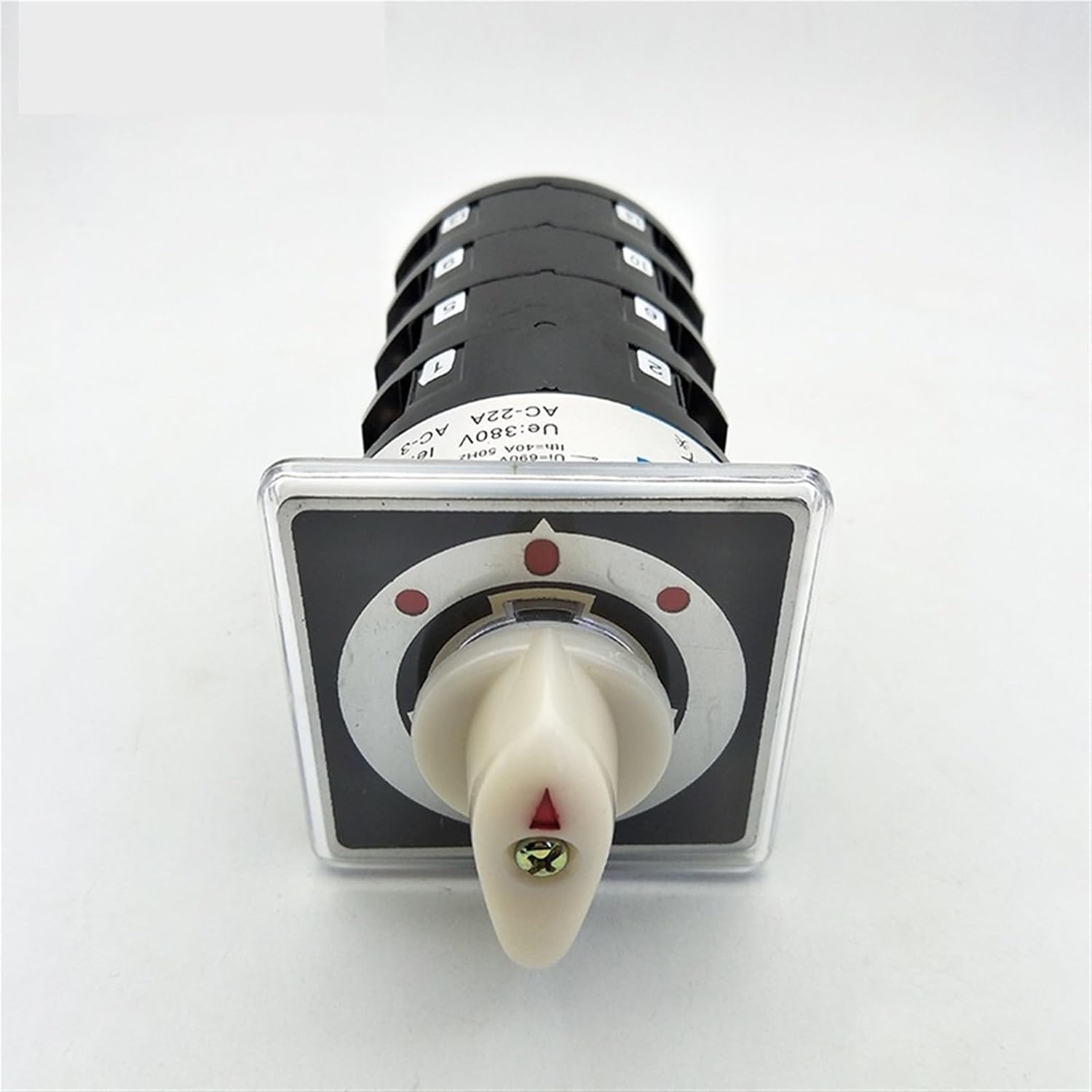 LW5-40/4 Ui 690V Ith 40A On-Off-on 3 Position 16 Terminals Universal Rotary Cam Changeover Switch 1Pcs