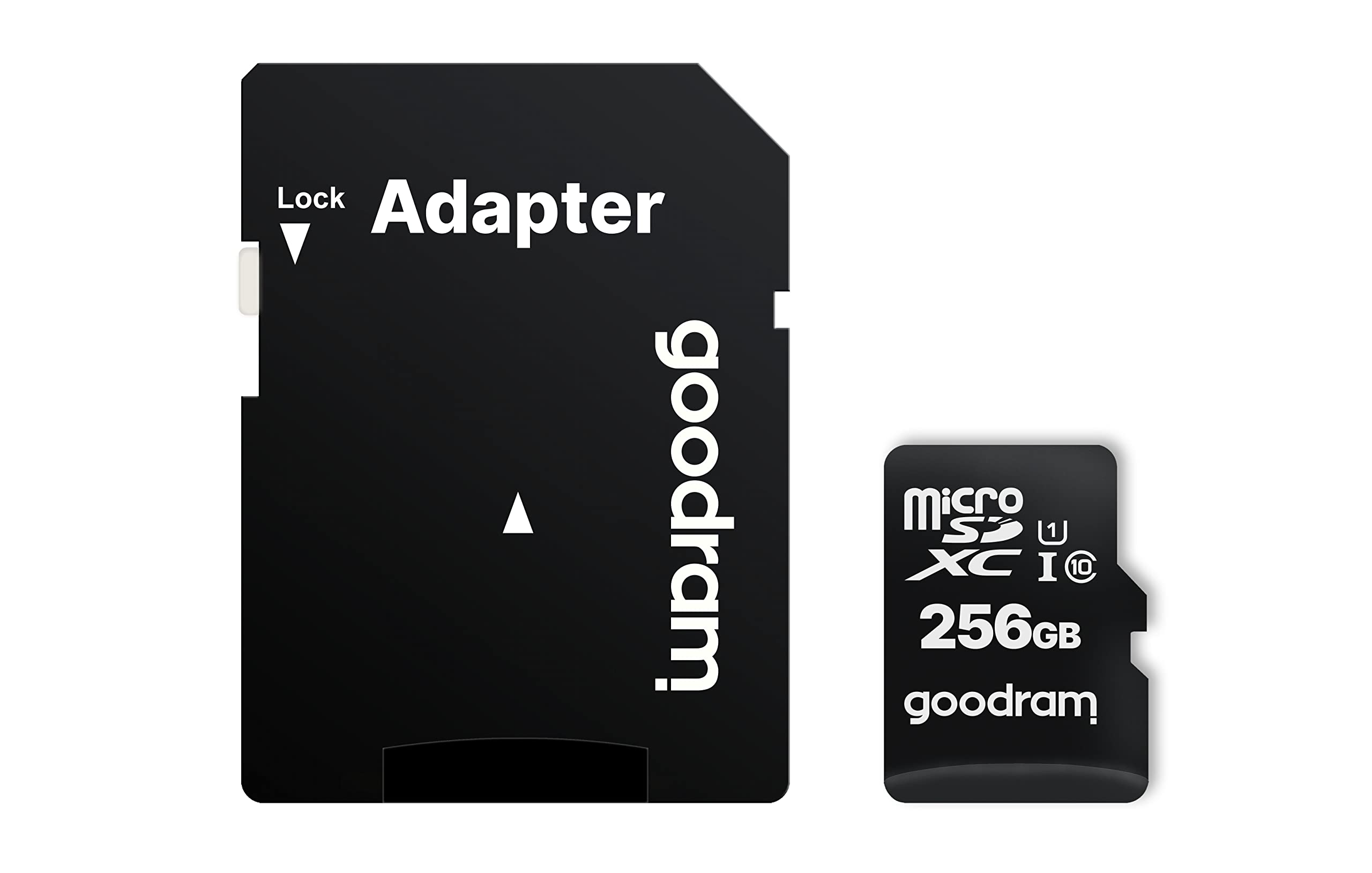 Goodram Micro Sd Uhs M1AA-2560R12 Karta Pamięci, Czarny, 256 GB