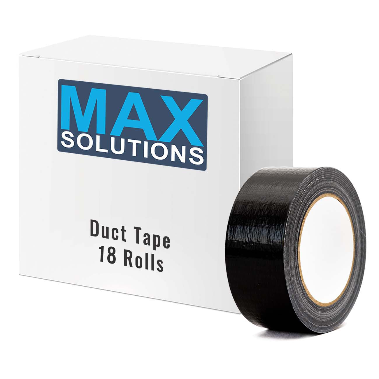 Cinta adhesiva de 50 mm x 50 m para paquetes y cajas de alta resistencia que proporciona un sellado fuerte, seguro y adhesivo para tus cajas (cinta adhesiva negra Gaffa, 18)