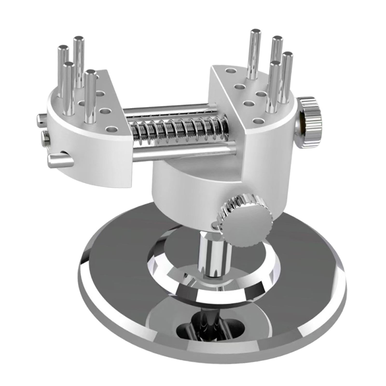 Mini Morsa da Banco, Morsetto da Tavolo di Precisione Girevole 360°, Apertura 65mm (2.6"), per Hobby e Riparazioni
