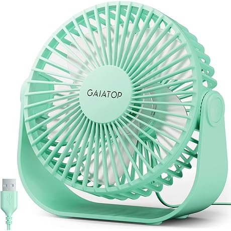 Gaiatop Mini Desk Accessories: Portable USB Cooling and Comfort