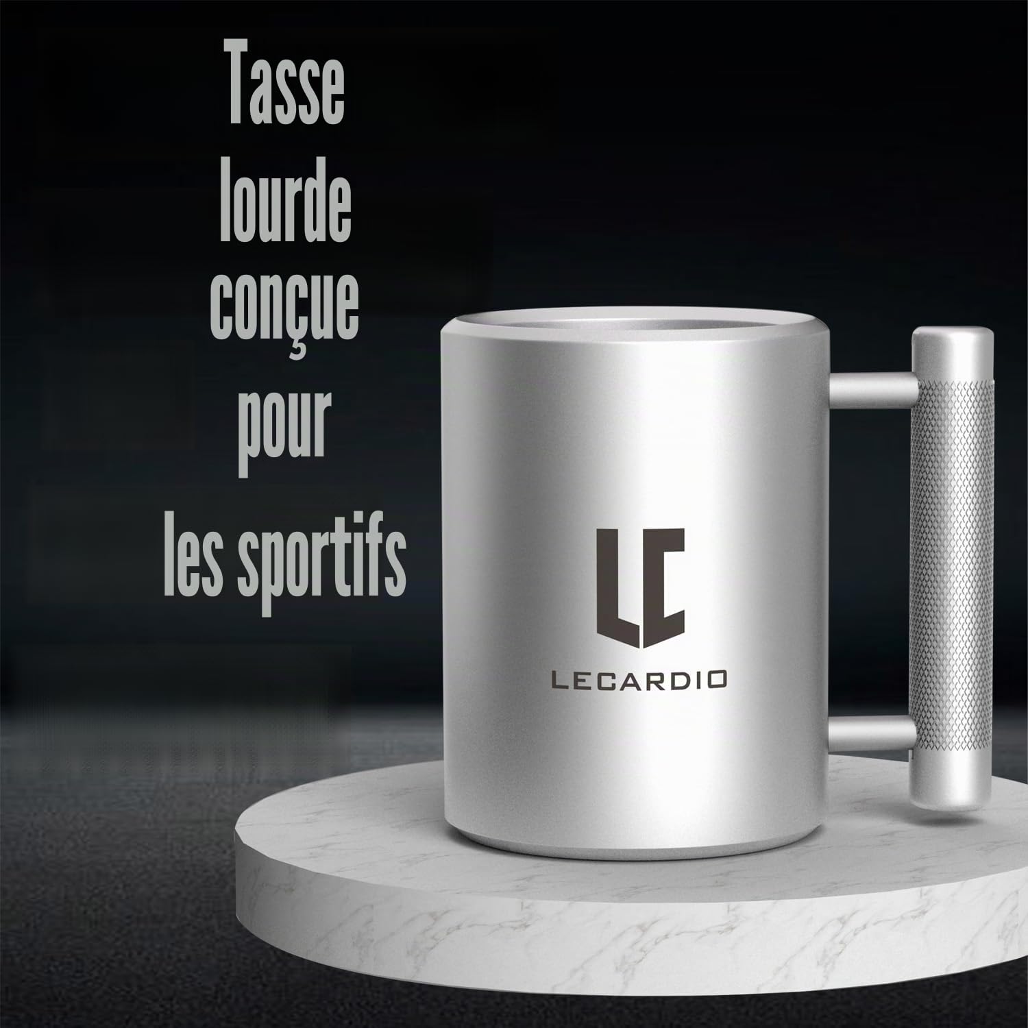Tasse lourde 10 kg 13 oz – Verre à bière | Gourde fitness | Design robuste | Cadeau pour fitness, entraînement et amateurs de bière