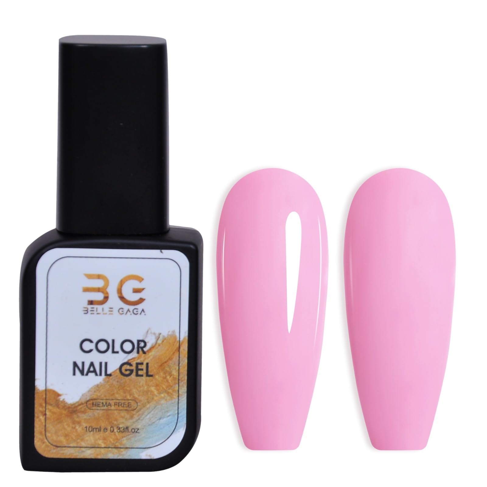 Hema-Free Gel Nail Polish 10ml Gel Polish Color Soak Off LED Nail Gel Polish Nail Art Starter Manicure Salon DIY at Home (BG-9009, 10ml)