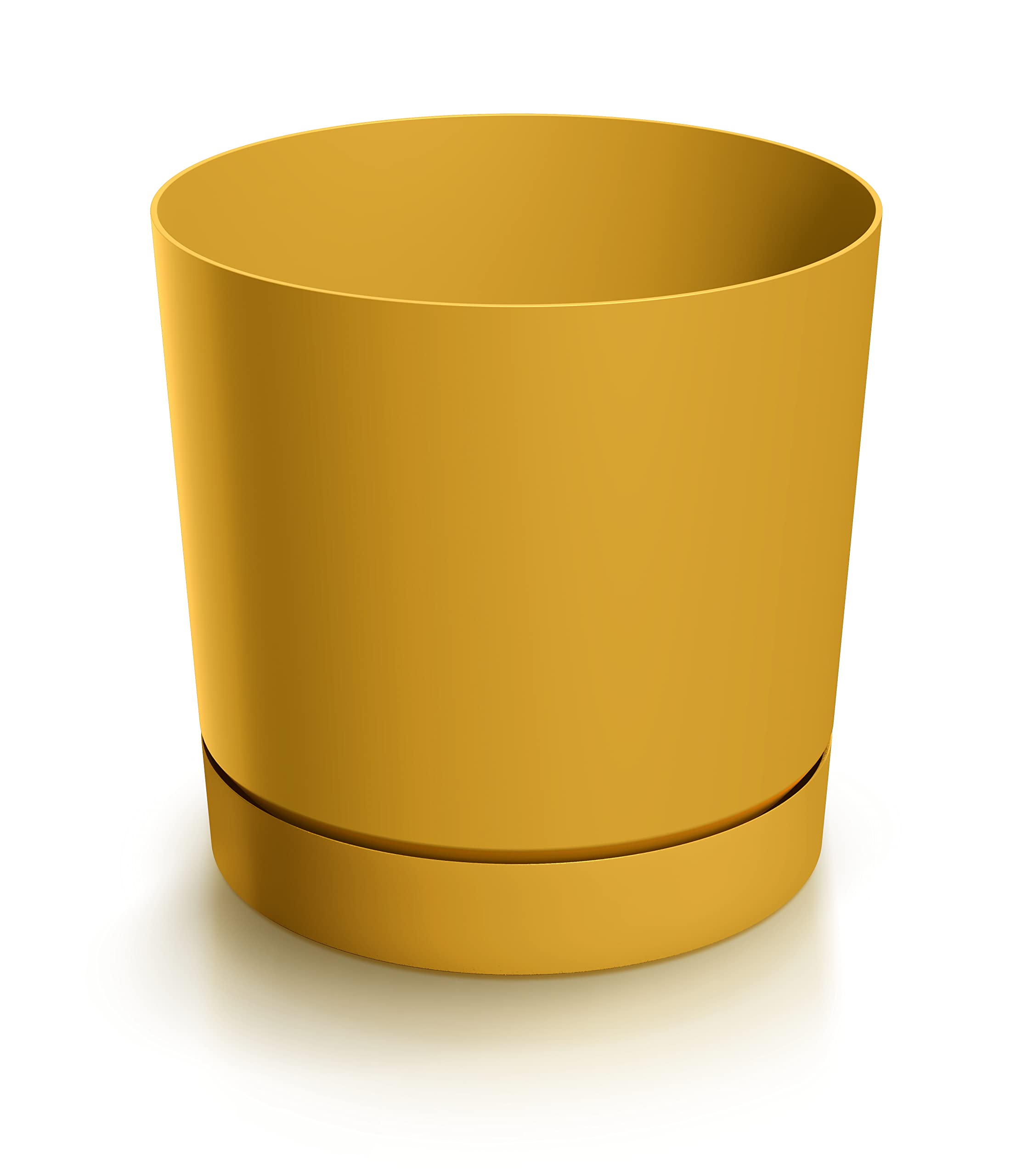 Maceta de 24 cm de diámetro, 23 cm de altura | Maceta de diseño elegante de plástico duradero, resistente a la intemperie y a los rayos UV | Macetas para un elegante diseño de jardín y espacio |