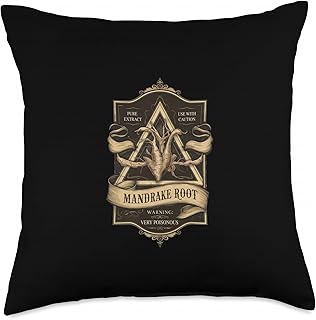 Mandrake Root Extract Throw Pillow