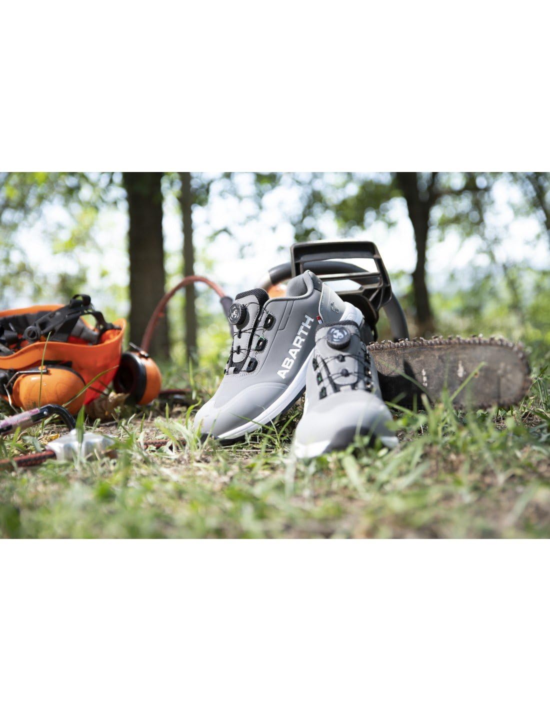 Abarth Scorpion Zapato de Seguridad S3 Gris Unisex Cierre Rotativo