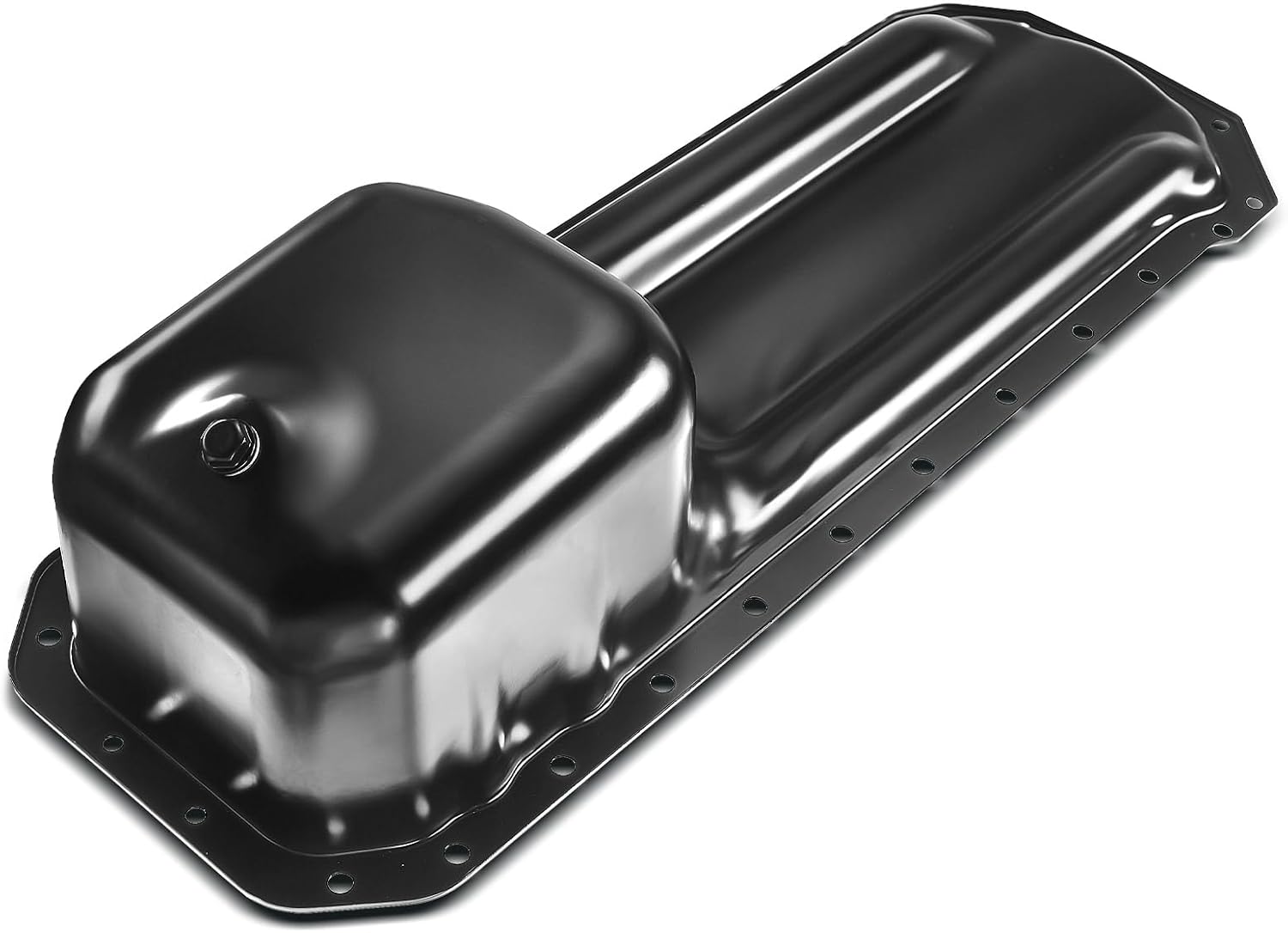 A-Premium Engine Oil Pan Sump with Drain Plug Compatible with Dodge Ram 2500 1997-2003, Ram 3500 1994-2003, V10 8.0L