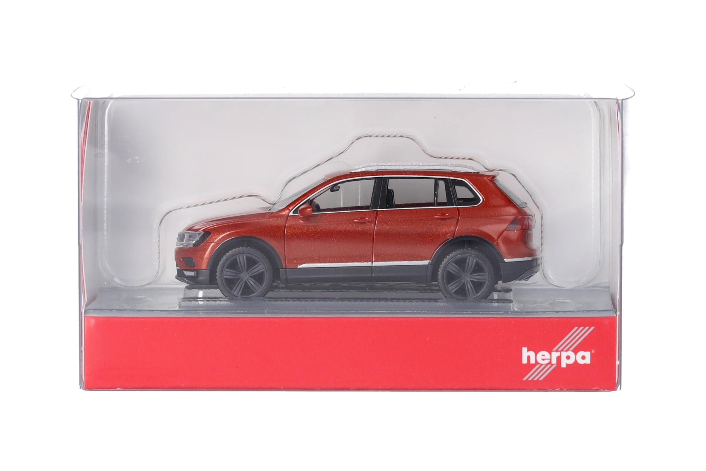 Herpa VW Tiguan 1/87 – Miniature Allemande à Clipser – Modèle De Collection, Figurine Plastique – DIY Sans Colle