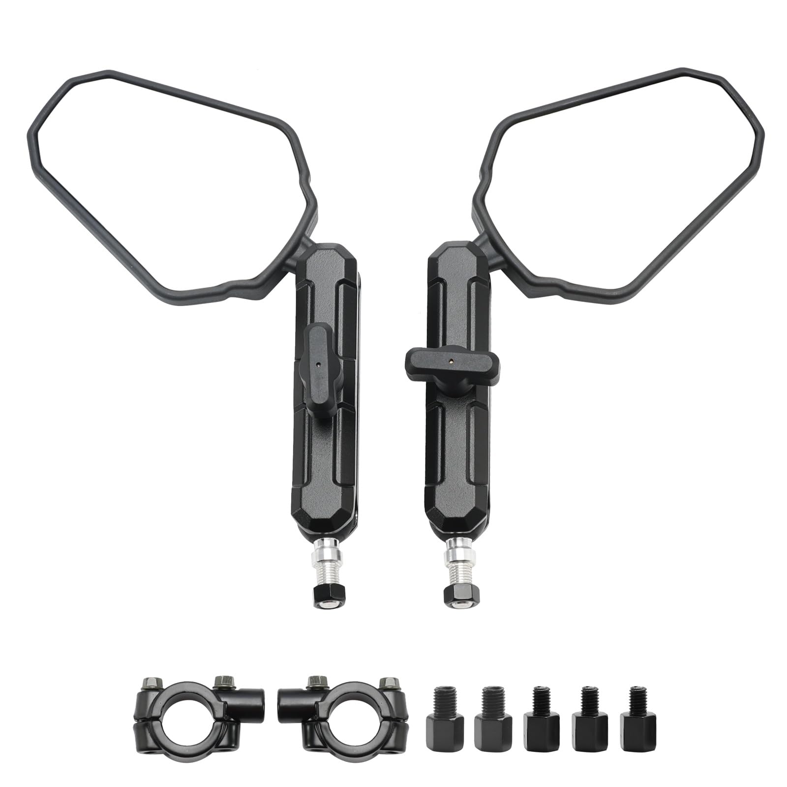 Specchietto Retrovisore Moto Bici Turismo Per A&dventure E Dual Sport. Lunga Specchietti Manubrio