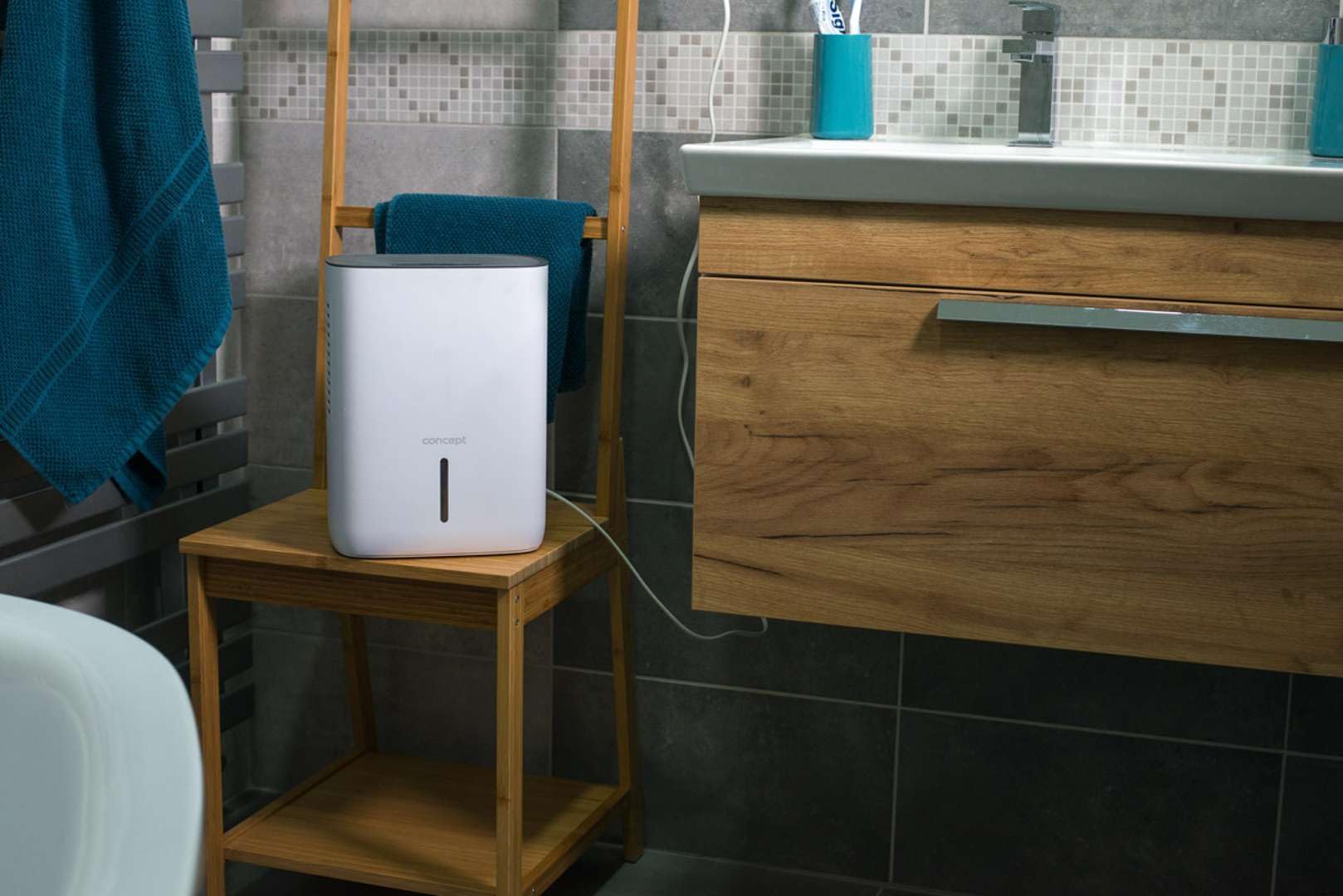 Concept Elettrodomestici Ov1000 Deumidificatori, 75 W, 1.5 Litri, Bianco