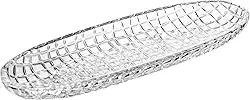 LYOR - Travessa Quadrix 40,2cm x 13,5cm x 3,3cm Cristal