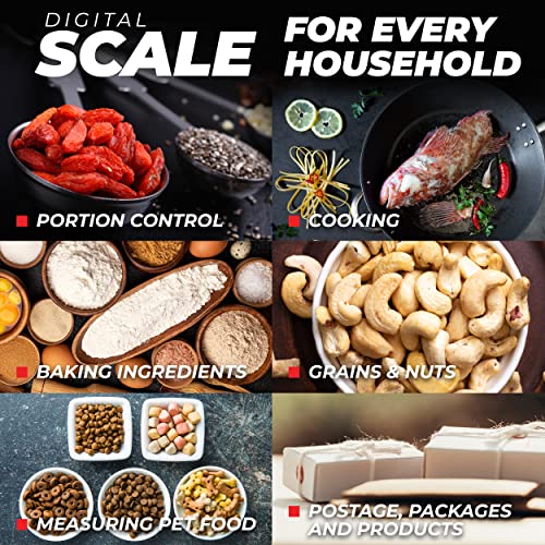 Digital Kitchen Scale (Up To 22Lb), Kitchen Scale For Food Ounces And Grams, Food Scales For Kitchen And Food Scale For Weight Loss, Water Resistant And Sleek Digital Kitchen Scale (Stainless Steel) #TOP3