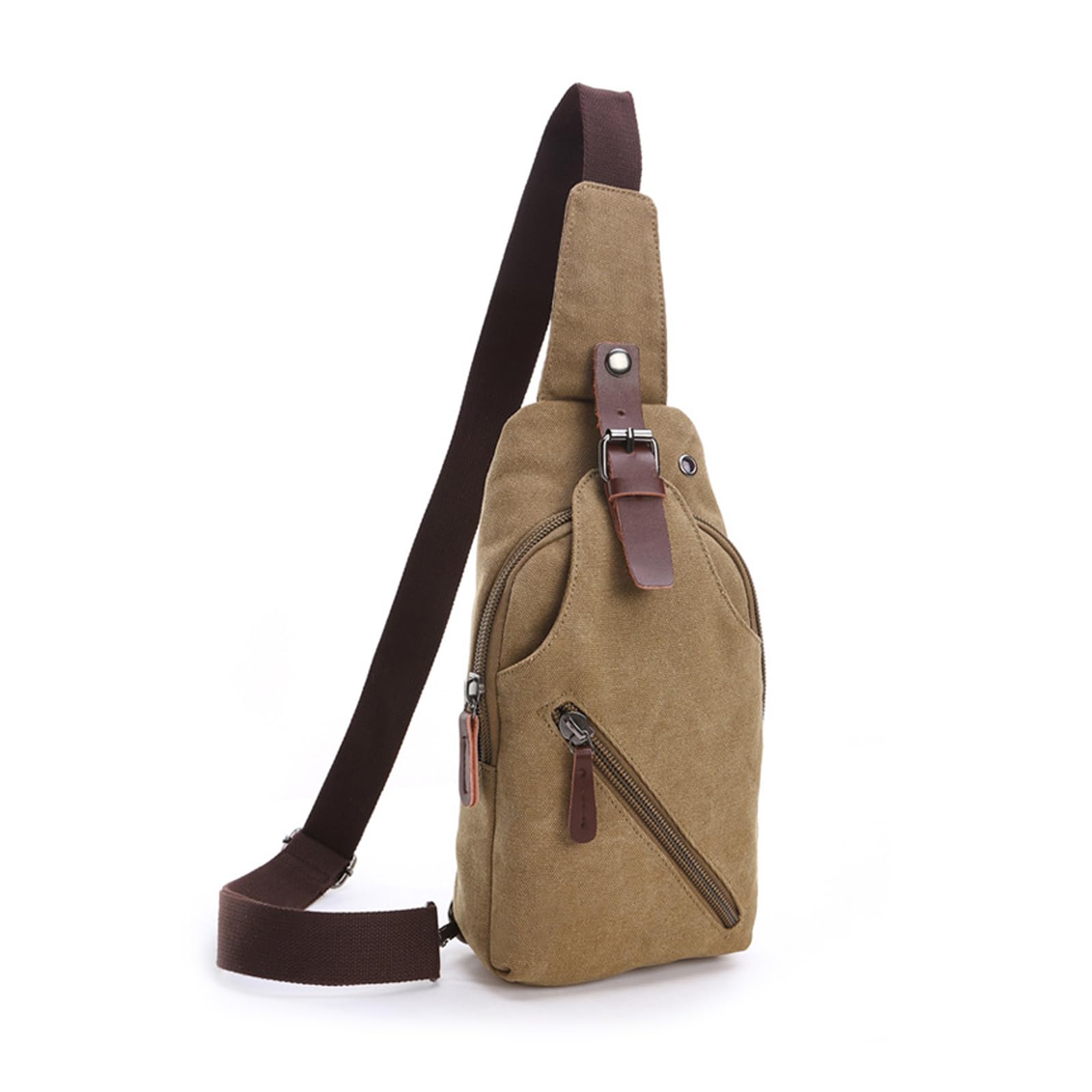 FANDARE Unisex Zaino Monospalla Tela Borsa a tracolla Uomo Donna Sling Bag Business Borsello a tracolla Zaino Spalla Borsa a Spalla per Trekking Ciclismo Viaggio Sports Durevole Poliestere