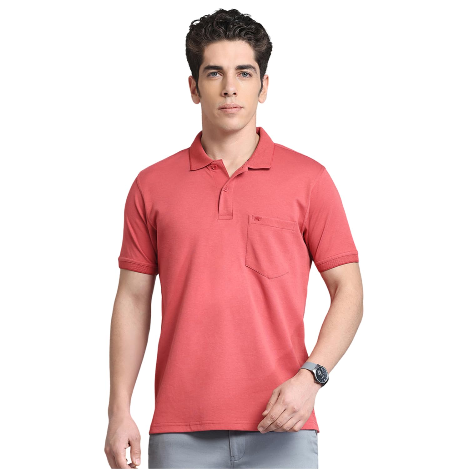 monte carlo Men's Regular Fit Polo T-Shirt | Solid Pattern| Half Sleeve | Collared Neck | Casual Wear T Shirt for Men's-picture-15