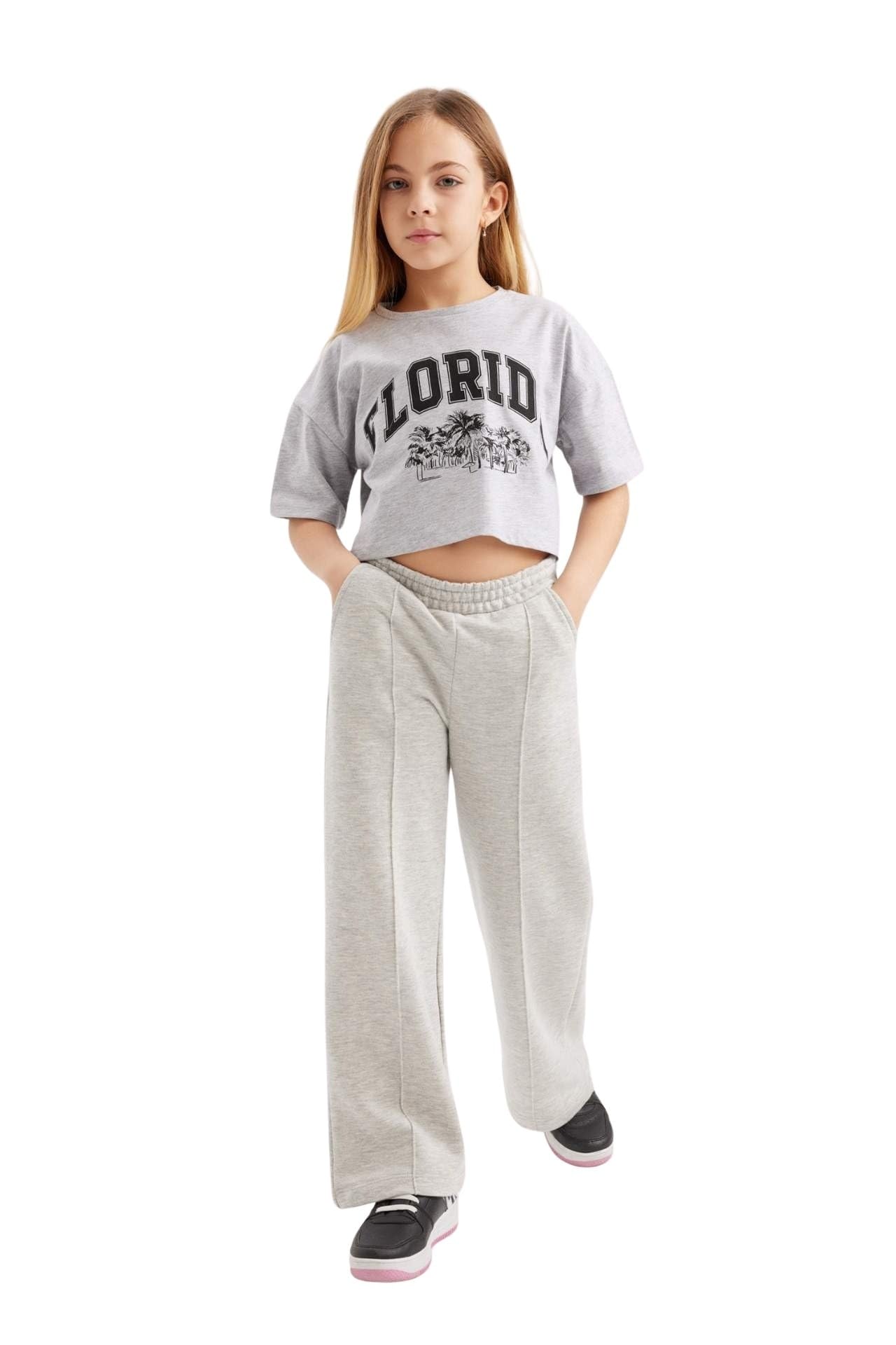 Kız Çocuk Wide Leg Pantolon