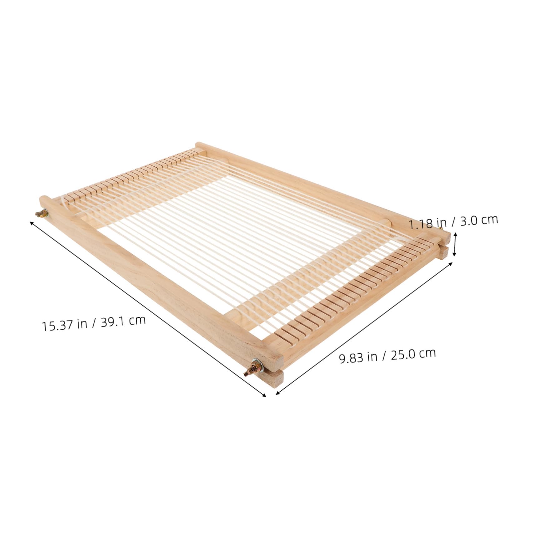 BATHVEVE Telaio per Tessitura in Legno per Ragazzo Ragazza e Giovani Semplice Funzionamento, per Lavori Artigianali e Insegnamento Fai da Te, Strumento Multifunzionale per Colore Casuale