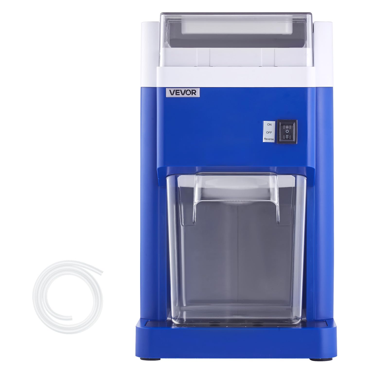 VEVOR Macchina per Ghiaccio Tritato per Coni di Neve Commerciale da 1,8L, Tritaghiaccio per Coni di Neve Fine Soffice con Motore da 300 W Lame in Acciaio Inox, Tritaghiaccio per Preparazione Dolci
