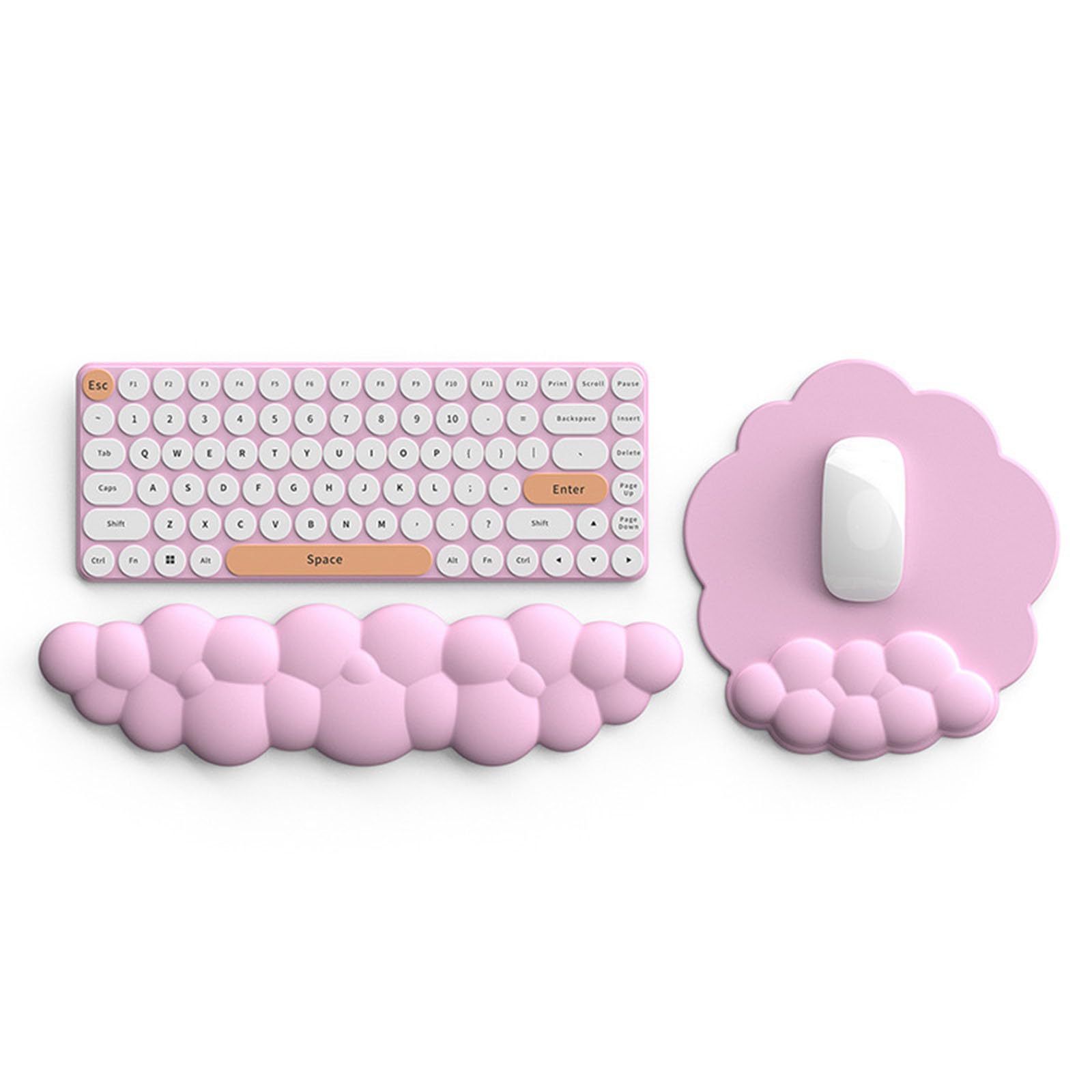 Poggiapolsi Combo Mouse Supporto per il polso Pad Ergonomico Dolore Simpatico Accessorio da scrivania Antiscivolo Poggiapolsi Set Poggiapolsi Combo Mouse Supporto per il polso Ergonomico