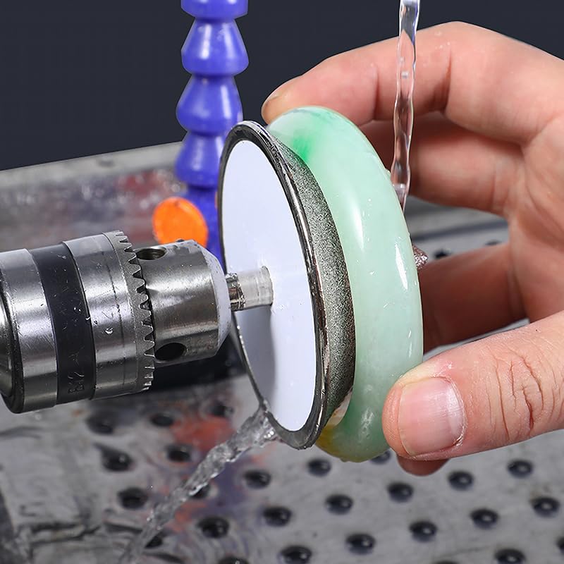 1 Piece Conical Grinding Head 90 Degree Glass Chamfering Tool for Stone Glass Ceramics Chamfering Head Polishing (Grit:240#, 20MMX6MM)