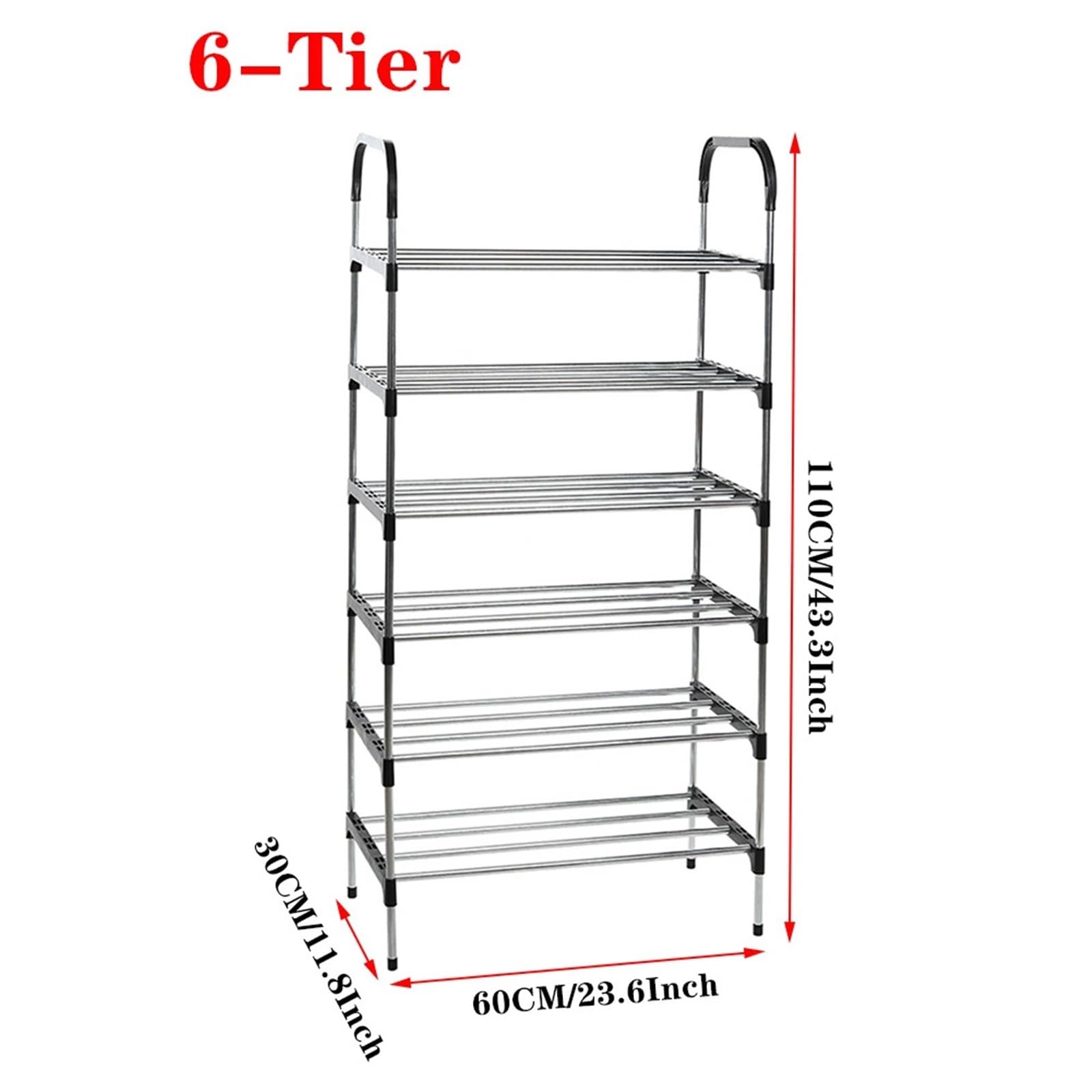 Multi-Layer Stackable Shoe Rack Entrance Door Storage