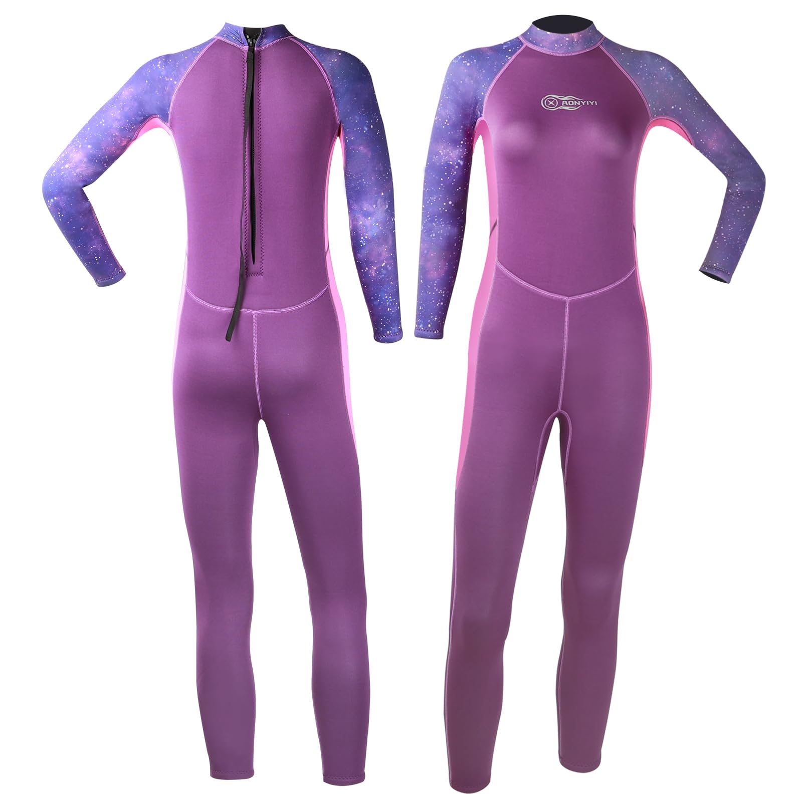 Costume Termico Bambini Unisex - Muta Shorty Manica Corta Con Cerniera, UPF 50+ - Foto 14