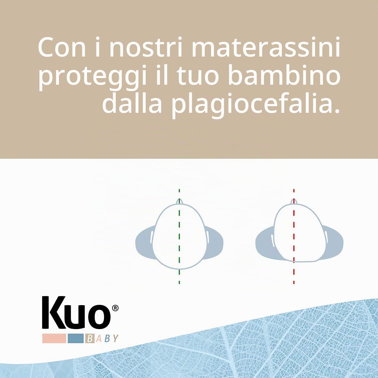 KUO KUOBaby - Materasso per Lettino Mowgli | Cotone, Fibra di Cocco e Molle Bonnell | 137 x 67 cm