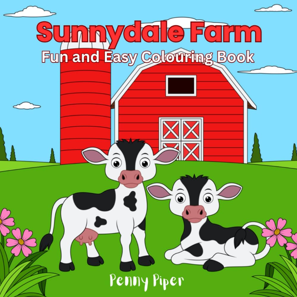 Sunnydale Farm: Fun and Easy Colouring Book