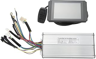 Okuyonic Electric Bike Conversion Kit, Electric Bike Controller Kit DC 36V 48V Circuit Protection 1000W LCD8H Meter Thumb Throttle Data Display for Maintenance