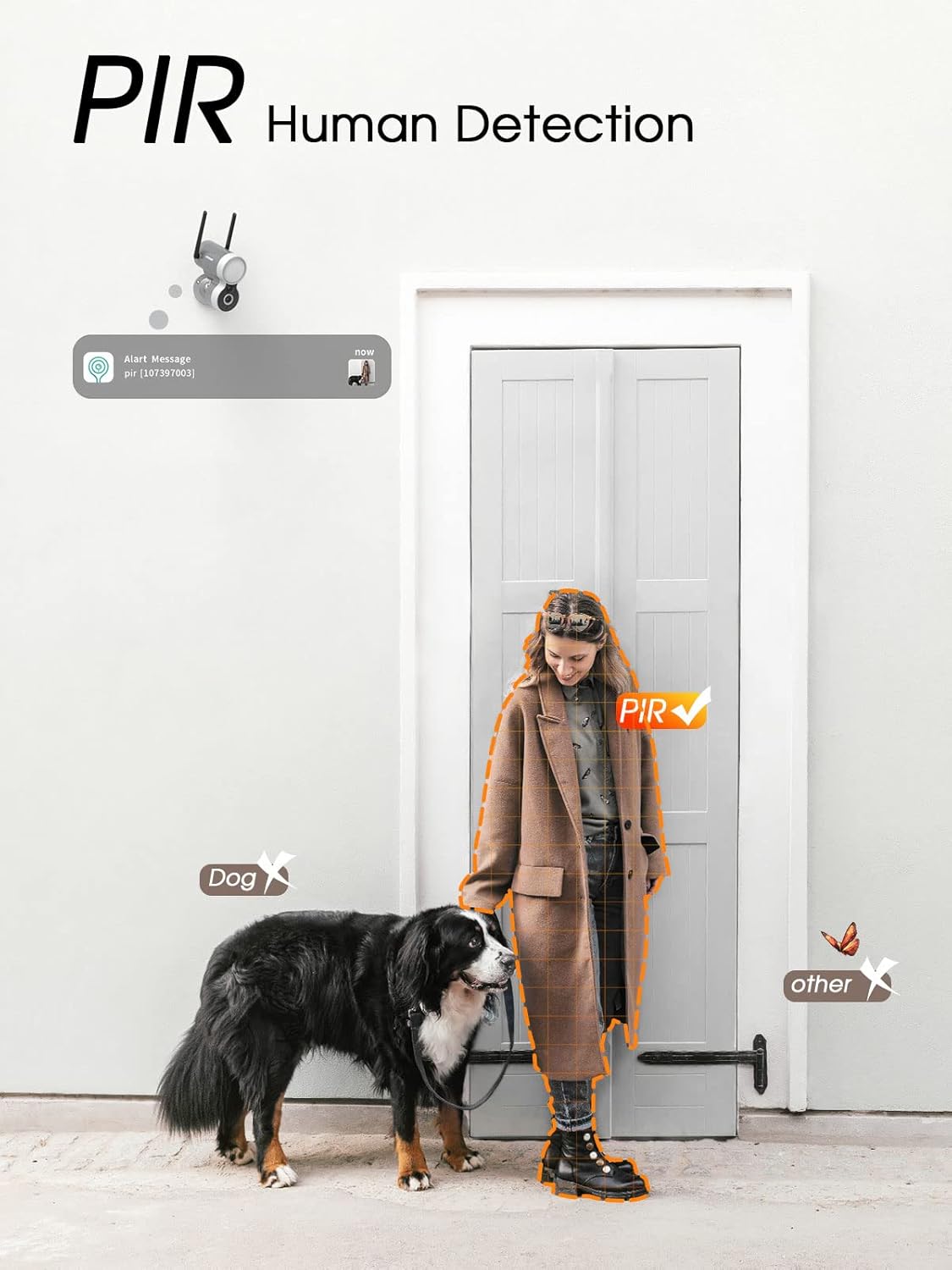 Topcony camera mounted on a wall