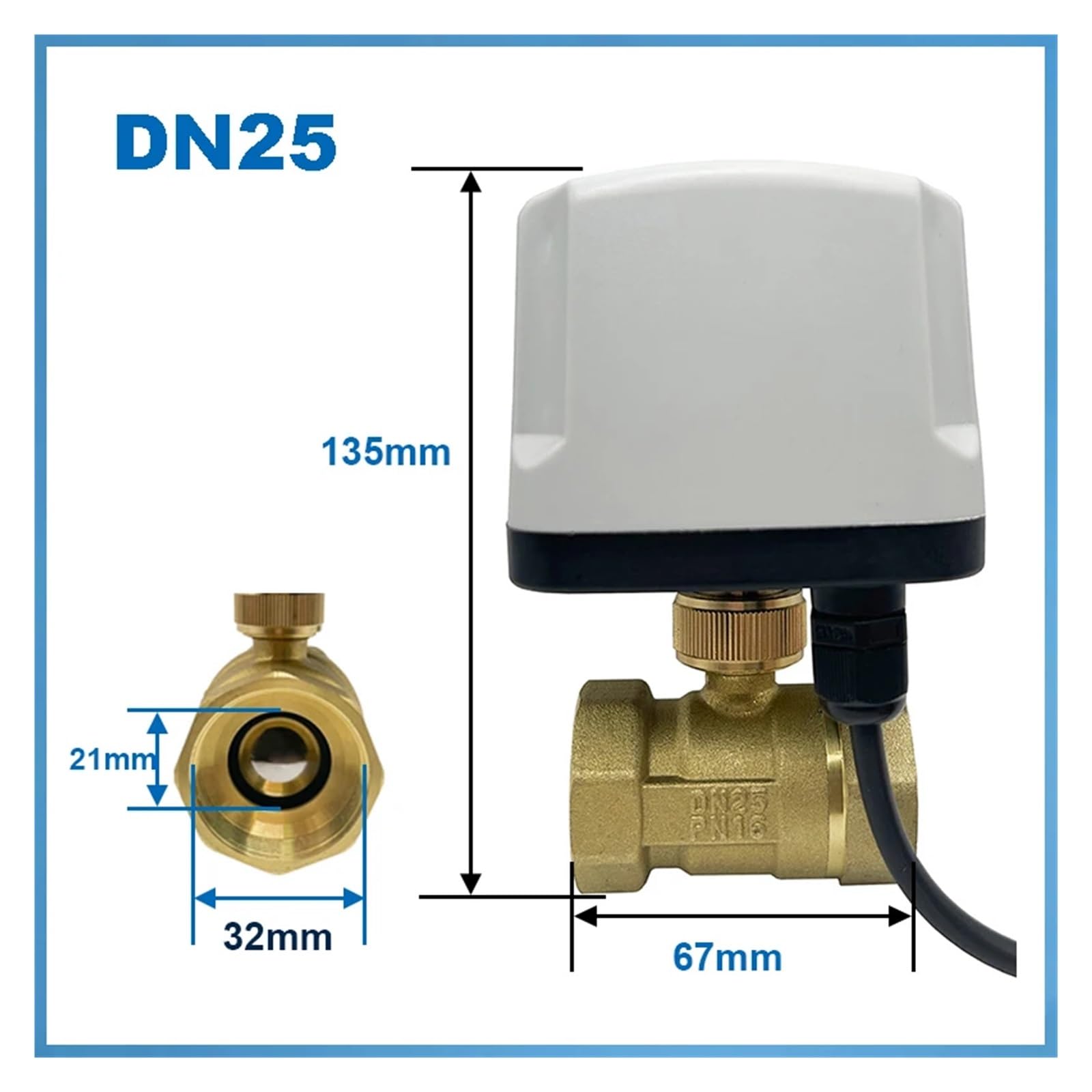 Zmotoryzowany zawór kulowy normalnie zamknięty/otwarty DN15 DN20 DN25 DN40 DN50 220 V 12 V 24 V 2 przewody Elektryczne zawory kulowe z szybkim otwieraniem 2 przewody (Normally Open, 110VAC)